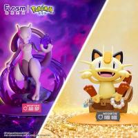 Figuras De Acción Pokemon Anime Meowth Mewtwo Muñecos Juguete Colección Ornamento Para Niños Regalos De Cumpleaños - details 0