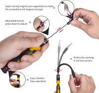 Juego De Destornilladores De Precisión 115 En 1 Con Puntas Magnéticas Para Reparación Profesional Herramientas De Mano Con Rodillo Extendible Para PC iPhone - details 4
