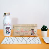 YOSIQUESE Estuche solidario  Modelo: Mi nivel de energía se mide en decibelios de rock  Productos y regalos solidarios hechos por personas con discapacidad - details 0