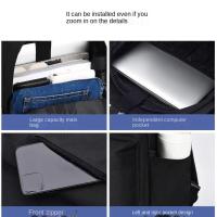 Mochila Multifuncional De 15 Pulgadas Sencilla Y Estilosa Gran Capacidad Para Comunicación Viaje De Negocios Estudiante Bolsa De Computadora - details 3