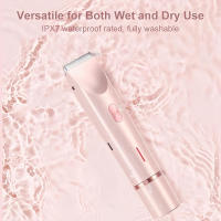 Afeitadora Eléctrica Para Mujer Painless Epilador Facial Cabello De Barba Bikini Axila Pierna Impermeable Afeitadora Eléctrica - details 3