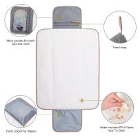 Alfombrilla De Cambio Para Bebé Recién Nacido Plegable Y Resistente Al Agua Multifuncional Portátil Matrícula De Pañales Para Niños Y Niñas De 0 a 12 Meses - details 6
