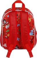 Mochila 3D Pequeña Twirl Mickey Mouse Disney Color Rojo. Tamaño 31x26x11cm. KARACTERMANIA - details 1