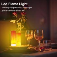 Lámpara De Noche USB LED Con Efecto De Velocidad De Velas Decorativas Luz De Ambiente Inalámbrica Para Decoración De Habitaciones Y Festivales - details 7