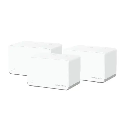 Mercusys HALO H70X (2-PACK) sistema Wi-Fi Mesh (Wi-Fi en malla) Doble banda (2,4 GHz / 5 GHz) Wi-Fi 6 (802.11ax) Blanco 3 Interno - 1