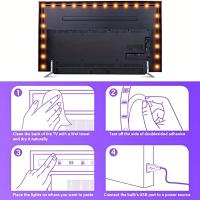 Tiras De Luces LED RGB 5V USB Para Pantalla Inteligente TV Decoración De Habitación Juego De Coche Luz De Retroiluminación Para Armario De Navidad Y Gamer - details 3