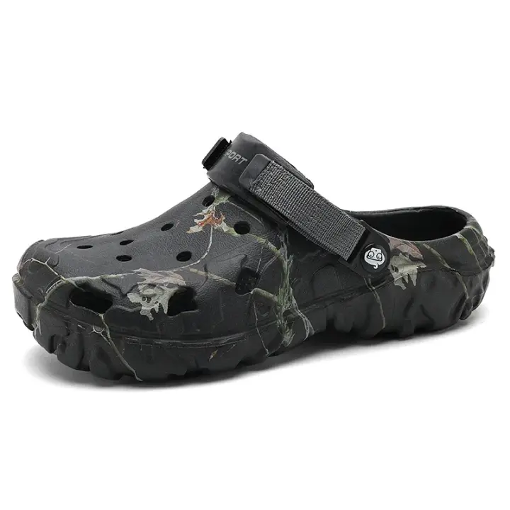 Sandalias Planas Para Hombre 2024 Zapatillas De Jardín Con Plataforma Zapatos De Verano Para Hombre Zapatillas De Exterior Clogs Para El Hogar - 1