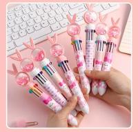 4pcs Rotulador De Punto De Sello 0.5mm De Colores Kawaii Para Niñas Con Orejas De Conejo Rosa Estudiantes Suministros Escolares Y De Oficina Coreanas De Estación De Trabajo - details 9