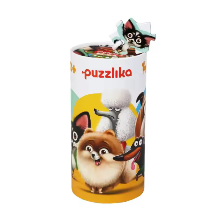 Puzzles Dogs 5 en 1 de Cubika - 1