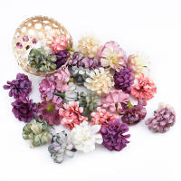 30Pcs Flores Artificiales De Seda Carnation Para Navidad Decoración De Hogar Boda Fiesta De Jardín Accesorios DIY Regalos Hot Sales - details 10