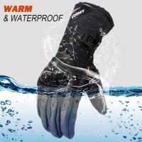 Guantes Impermeables a Prueba de Viento cálidos, Nudillos Duros, protección para los Dedos de la Palma, Moto con función de Pantalla táctil - details 2