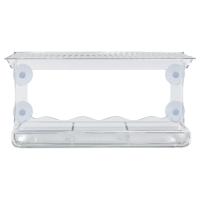 vidaXL Comedero de pájaros para ventanas (2 unidades) acrílico 30x12x15 cm - details 3