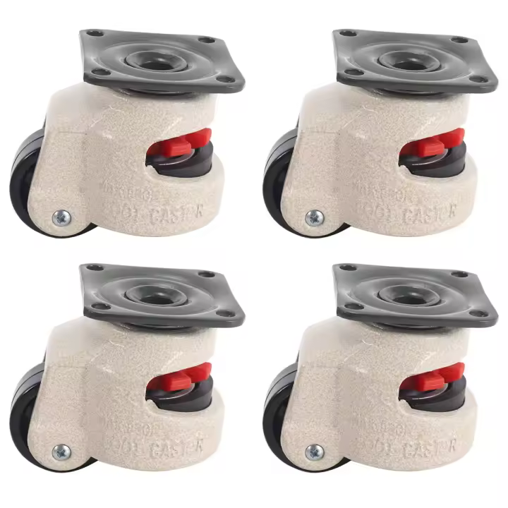 4 piezas, Máquina Industrial, Rueda giratoria para Silla de oficina, GD-40F de capacidad de 220lbs - 1