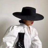 Nueva Gorra De Moda Primavera Verano Para Mujer Con Borde Versátil Sombrero De Paja Protección Solar Estilo Jazz Hepburn Francés - details 1