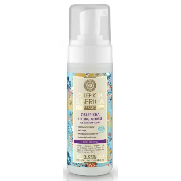 Natura Siberica Espuma Moldeadora Oblepikha 170ml - Hidratación Intensa - 1
