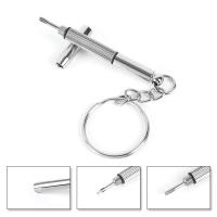 Kit De Reparación De Gafas Con Destornillador De Acero Inoxidable Y Llavero Herramientas Precision Portátiles Para Relojes - details 5