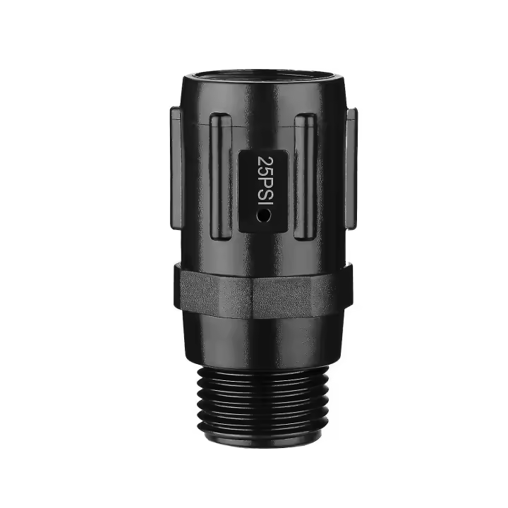 Válvula reguladora de presión de agua 25 PSI Instalación simple Reductor de presión Válvula de flujo bajo Goteo - 1