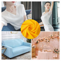 Tela De Jersey De Estiramiento En Cuatro Direcciones De 50X165cm De Color Sólido Para Ropa Deportiva Camisetas Y Decoración Del Hogar DIY Tela Para Vestido Scarf De Cabeza - details 2