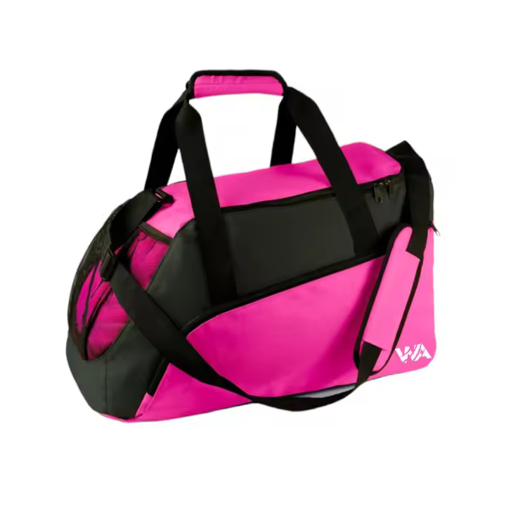 Bolsa de Deporte Rosa y Negra – WA Wild Animal | Resistente, Ligera y con Compartimentos para Gimnasio o Viaje - 1