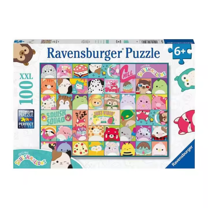 PUZZLE XXL 100 PIEZAS SQUISHMALLOWS DE RAVENSBURGER - 1