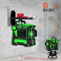 Nivel Láser 3D De 12 Líneas Auto-nivelado 360 Grados Horizontal Y Vertical Haz Láser Verde Super Potente Para Obras Y Bricolaje - details 2