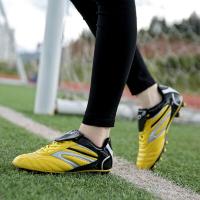 Zapatos De Fútbol Para Hombres Nuevos De Cuero Alto Top Training Cleats Deportivas Respirables Talla True Flywire PU Para Principiantes Outdoor Lawn - details 3