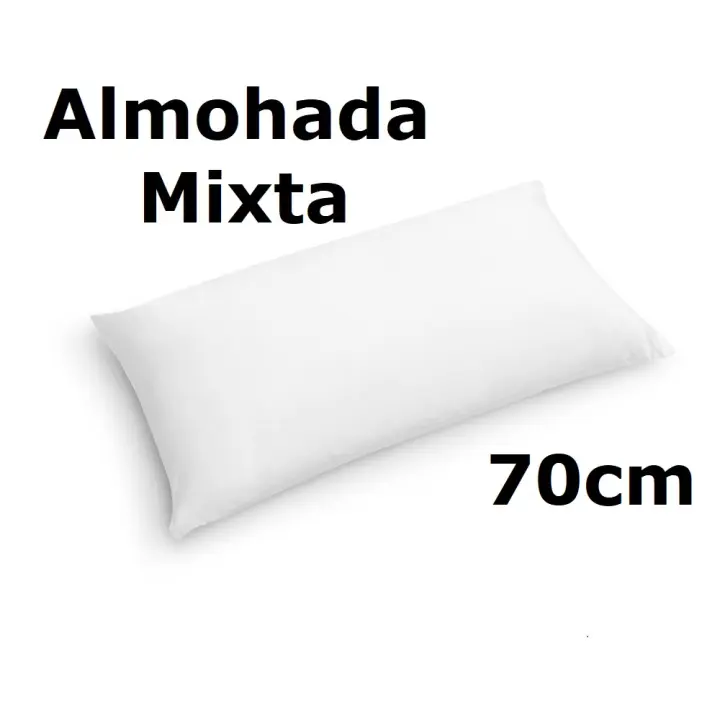 Almohada de mixta fibra, medidas70cm/80cm/90cm/105cm/135cm/150cm,color blanco,cm,fespu - 1