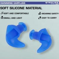 3/6 Pares Tapones para los Oídos de Natación de Silicona Universales Reutilizables Impermeables, Tapones para los Oídos de Natación en Espiral, Tapones para los Oídos con Aislamiento de Sonido y Cancelación de Ruido, Azul, Adecuado para Vuelo y Viajes - details 4