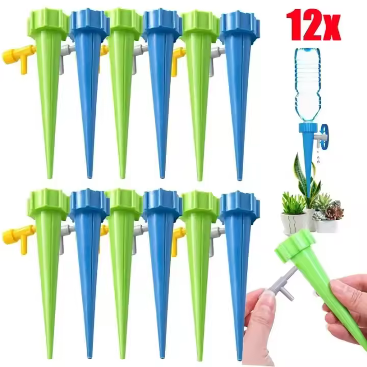 Kit De Riego Automático Self-Watering Para Plantas Sistema De Drip Ajustable Control De Agua Dispositivo De Riego De Espiga Para Invernadero - 1