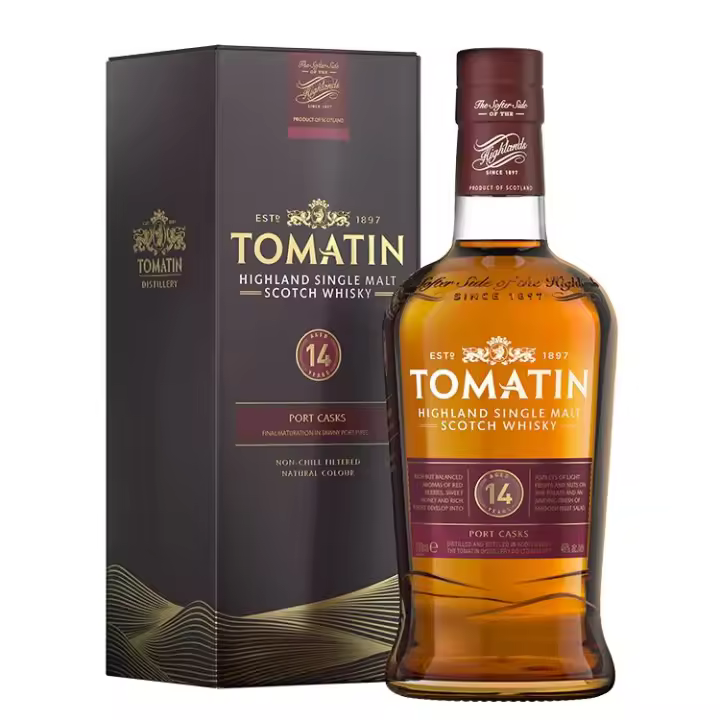 TOMATIN SINGLE MALT WHISKY 14 AÑOS 70CL 46% - 1