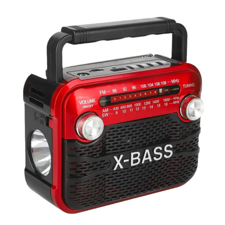 125BT Disaster Prevention Weather Forecast Solar Hand Crank Power Generation Emergency Radio with Outdoor Mobile Power Supply,Radio - 1
