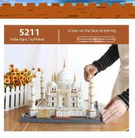 Juego De Bloques De Construcción Creativo 1113pcs Taj Mahal Grande Modelo Compatible Con 10189 Kit De Bloques Para Niños - details 1