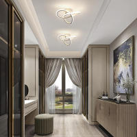 Luces De Techo LED Modernas Para Iluminación Doméstica Alineadas En Pasillo Dormitorio Sala De Estar Luz De Balcón Diseño Surface Mounted - details 5