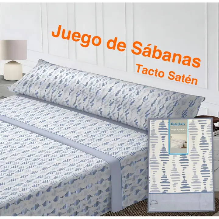 Meishida Juego de Sábanas 3 Piezas de Poliéster para Verano - 1