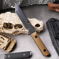 Cuchillo De Camping Al Aire Libre Portátil Exploración De Selva Cuchillo De Montañismo De Alta Dureza Cuchillo De Sobrevivencia Acero Inoxidable - details 3