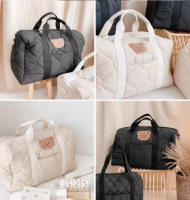 Bolso De Diáspito Grande Y Capacitivo De Otoño E Invierno En Negro Para Mamá Bolso De Viaje Adecuado Para El Día a Día Y Uso Diario - details 2