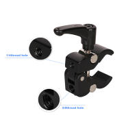 Aguja De Pescar Con Bocina De Águila Para Fotografía Accesorios De Fotografía Clip Mágico De Héroe Negro Para Cámara - details 2