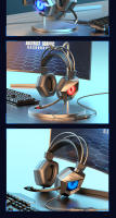 Auricular De Juego Con Luz LED Y Micrófono HD 3.5mm Para PC Laptop PS4 PS5 XBox Switch - Auriculares Con Sonido Surround Wired - details 18