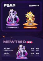 Figuras De Acción Pokemon Anime Meowth Mewtwo Muñecos Juguete Colección Ornamento Para Niños Regalos De Cumpleaños - details 2