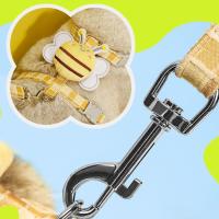 Set De Correa Y Arnes Para Gatos Ajustable Diseño De Abeja Ligero Y Suave Para Mascotas Seguro Para Perros Y Gatos Pequeños Y Grandes - details 4