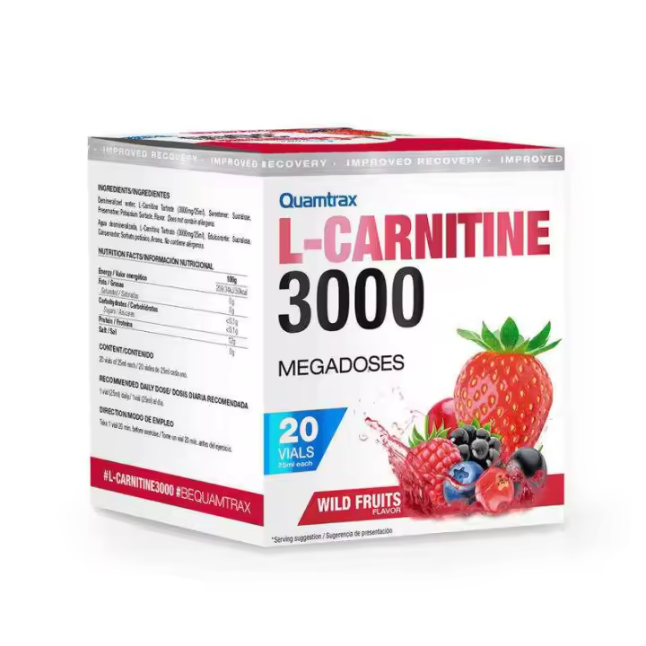 Quamtrax L-carnitina 3000 20 Viales Frutas Del Bosque - 1