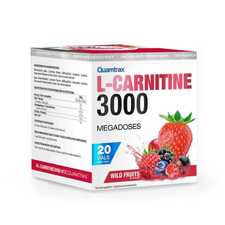 Quamtrax L-carnitina 3000 20 Viales Frutas Del Bosque - 1