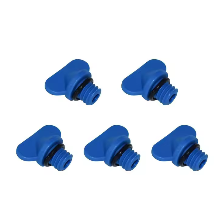 Exhaust Manifold Water Drain Plug Kit Replaces Mercruiser  22-806608a1 22-806608a02  22-8m0119211 5 Pcs - 1