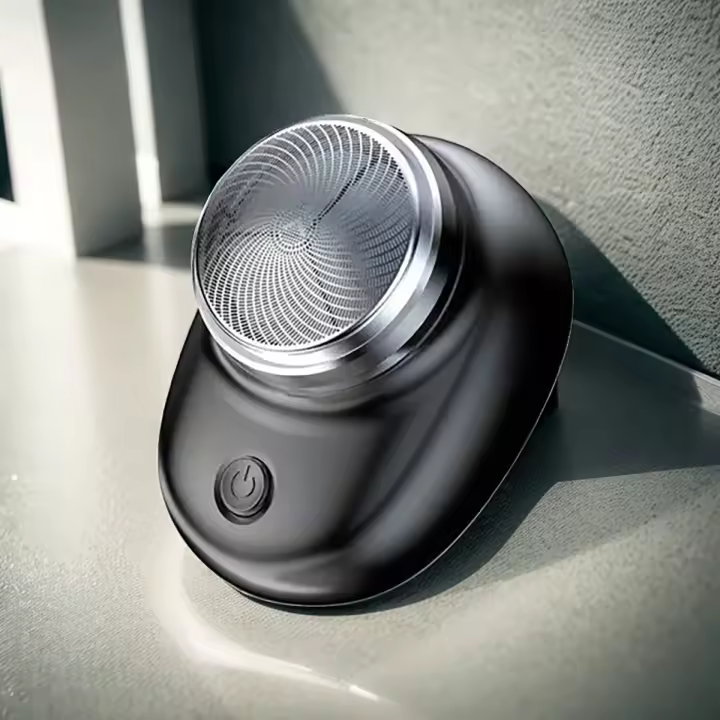 1PC Mini Afeitadora Eléctrica Recargable Por USB Apto Para Hombres Diseño Elegante Portátil Para Uso En Casa Y Viajes - 1