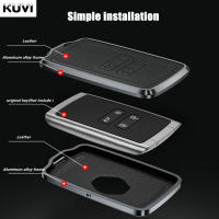 Funda De Llave De Coche En Metal Y Cuero Para Renault Koleos Captur Megane Clio Scenic Talisman Arkana Dacia Sandero - details 2