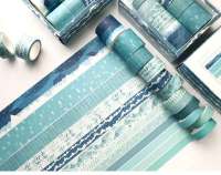 Set De 12 Rolls De Cinta Adhesiva Washi Estilo Palacio Chino Vintage Para Scrapbooking DIY Diario Estación Escuela Oficina - details 8