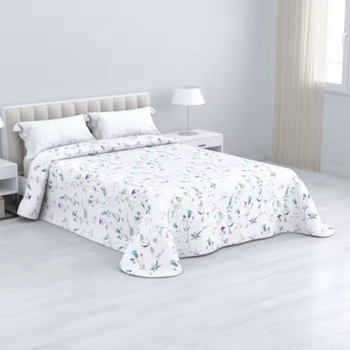 Kytzias - Colcha Bouti Verano Estampada para Camas de 90, 105, 135 y 150 Cm - 100% Poliéster Extrasuave y Transpirable. - 1
