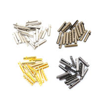 50PCS Tiras De Zapato DIY Reparación De Aglets De Lazo De Zapato Cierre De Cinta Metálica Para Reparación De Calzado - details 0