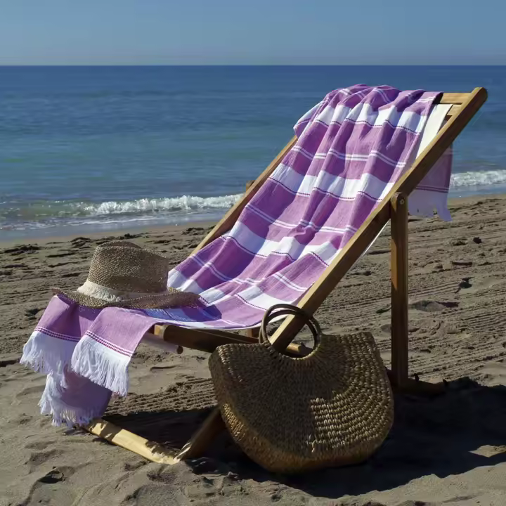 10XDIEZ Pareo playa foutah bali fresa - Ligero y versátil, perfecto para la playa, piscina o como accesorio de verano - 1