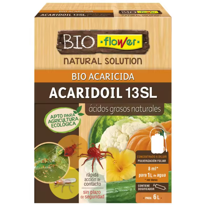 FLOWER BIO ACARICIDA ACARIDOIL NATURAL+AGRICULTURA ECOLÓGICA 50 ML - 1